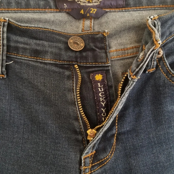 Lucky brand straight leg size 4 jeans - Picture 6 of 15